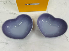Load image into Gallery viewer, Le Creuset small heart dish Pastel Purple (set of 2)
