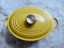 Load image into Gallery viewer, Le Creuset Signature Cast Iron 23cm Oval Casserole (Mimosa)
