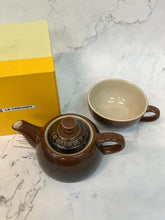 Load image into Gallery viewer, Le Creuset tea for one 茶壺茶杯套裝 (Ganache / Chocolate)
